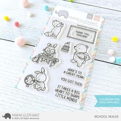 Mama Elephant Clear Stamps - School Rules